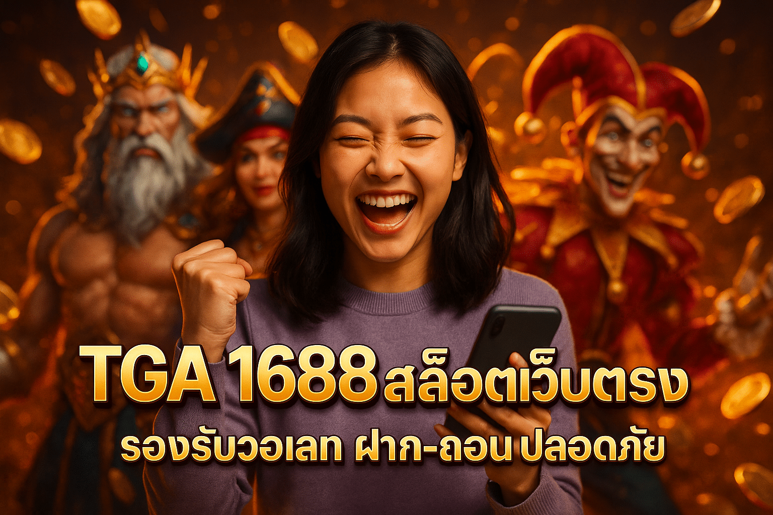 TGA 1688 สล็อตเว็บตรง รองรับวอเลท ฝาก-ถอนปลอดภัย